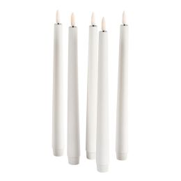 Duni Extra Set LED Taper kaarsen oplaadbaar 5 stuks